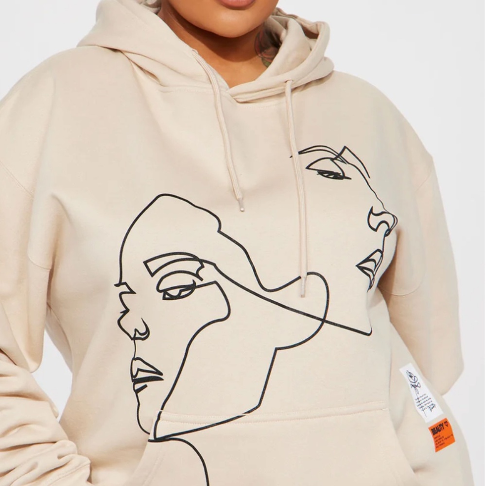 FASHION NOVA TWIN FLAME HOODIE